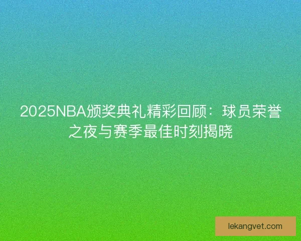 2025NBA颁奖典礼精彩回顾:球员荣誉之夜与赛季最佳时刻揭晓 2025NBA颁奖典礼精彩回顾:球员荣誉之夜与赛季最佳时刻揭晓